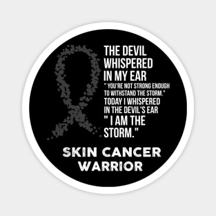 The Devil- Skin cancer Awareness Support Ribbon Magnet